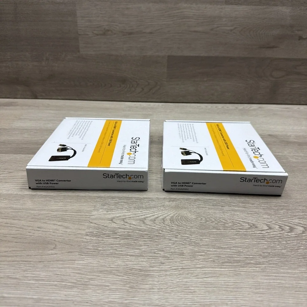 StarTech VGA2HDU VGA to HDMI Converter With USB Power Lot Of 2 New In Box